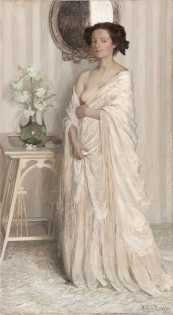 Andrée KARPELÈS, Symphonie en blanc, 1908.