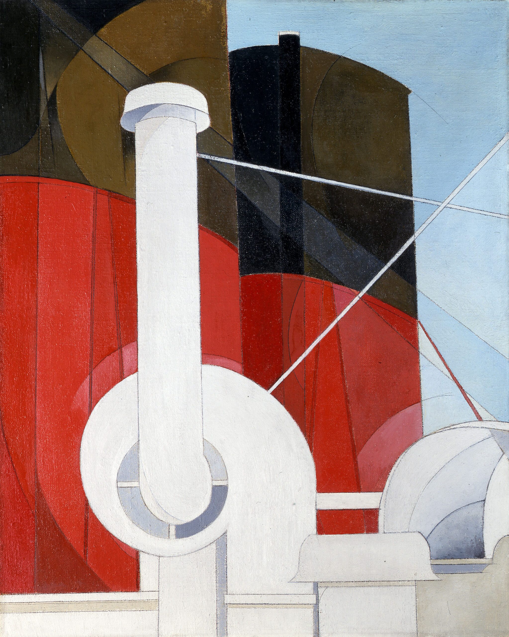 Charles Demuth, Paquebot Paris, 1921-1922. Columbus, Columbus Museum of Art © Columbus Museum of Art, Ohio : Don de Ferdinand Howald